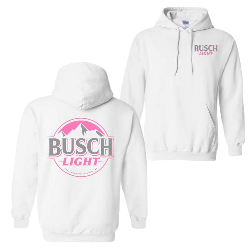 Busch Light Pink Unisex Hoodie, Funny Busch Beer Shirt, For Men, For Women