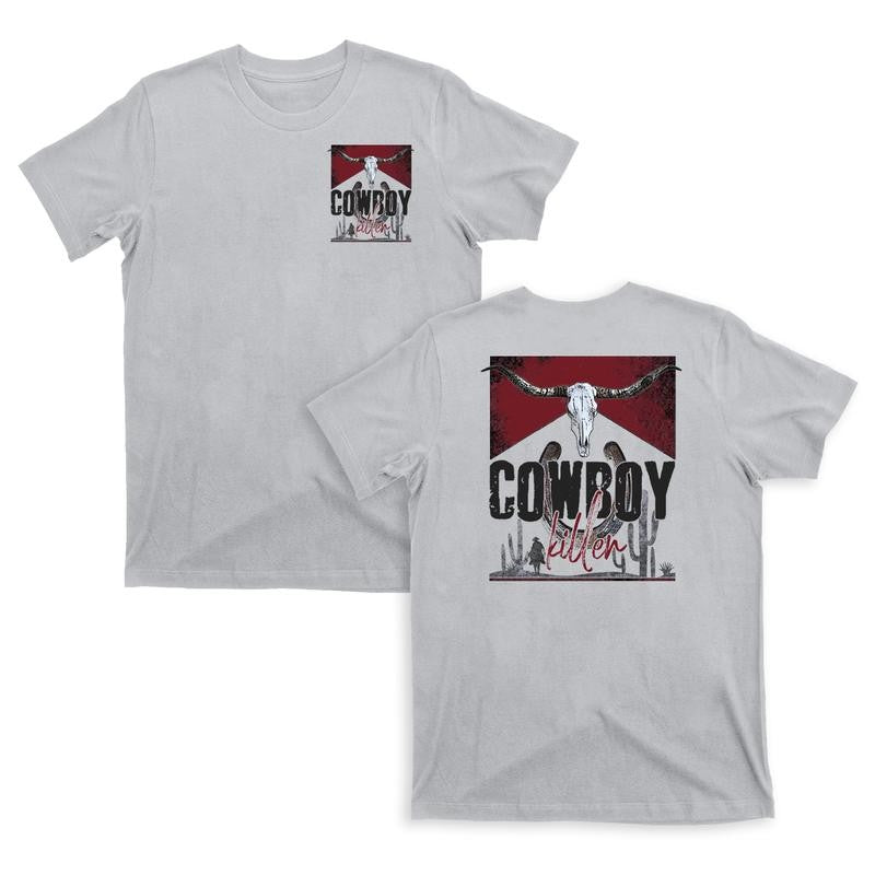 Country Western Cowboy Killer Double Sided  T-Shirts, Vintage Cowboy Rodeo Shirt, Gift For Him and Her