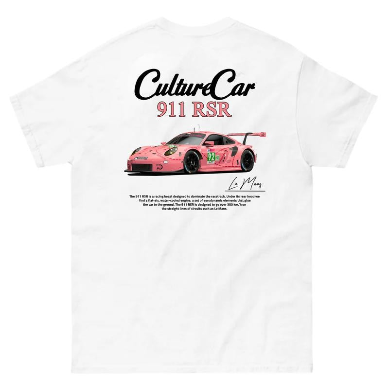 Porsche 911 RSR Le Mans t-shirt, Unisex, Supercar T-Shirt, Car Enthusiast Shirt, Car Clothing