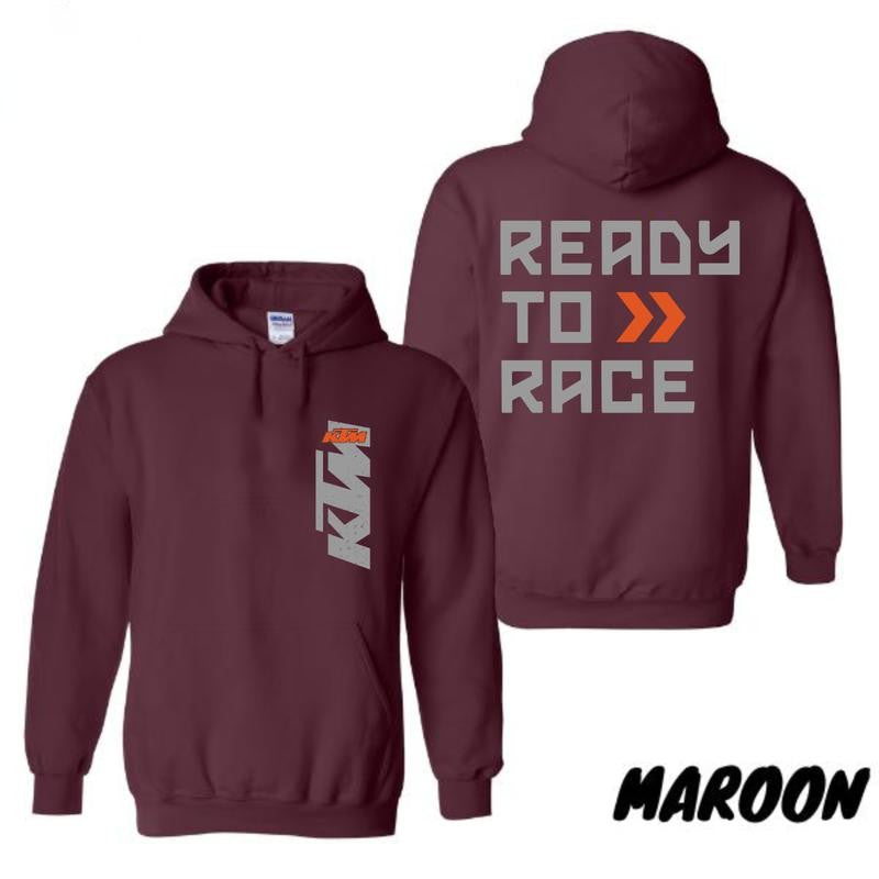KTM Ready to Race 2 Side T-shirt/Hoodie Vintage for Men and Women, Unisex Vintage Crewneck Tee - Casual, Menswear