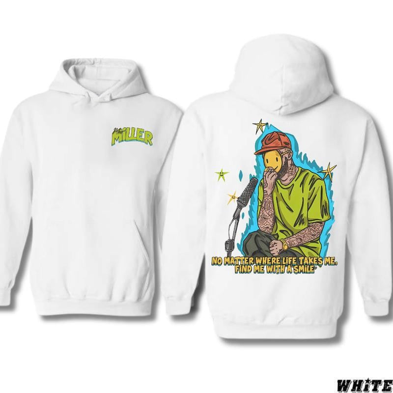 No Matter 2 Sides T-Shirt/Hoodie Mac Miller Unisex T-Shirt/Hoodie,Vintage for Men and Women, Unisex Vintage Crewneck Tee - Casual