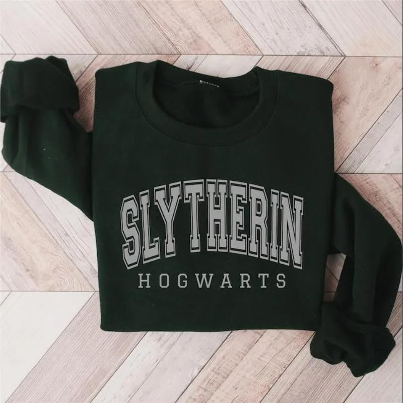 Vintage Wizard House Harry Potter Sweatshirt, Hogward Wizard School T-Shirt, Fantasy Wizard Shirt, Custom Wizard Houses Shirt, Magic Wizard Sweatshirt