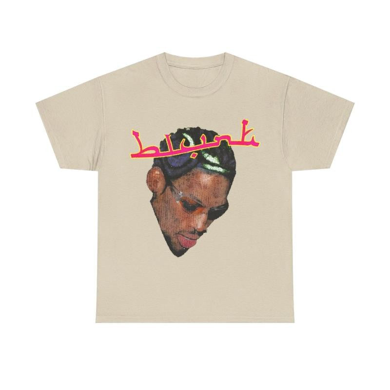 Vintage Basketball Y2K T-Shirt Hiphop Graphic Tee Emo Retro Streetwear Tshirt The Worm Casual Cotton Fashion Menswear Top