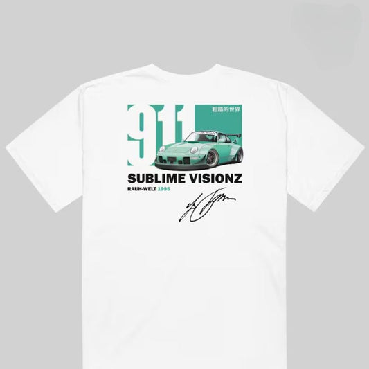 Porsche Rauh-Welt Shirt, RWB Porsche Shirt, Porsche Rauh Welt 1995 Shirt, Unisex, Street Racing Shirt, Vintage car Shirt