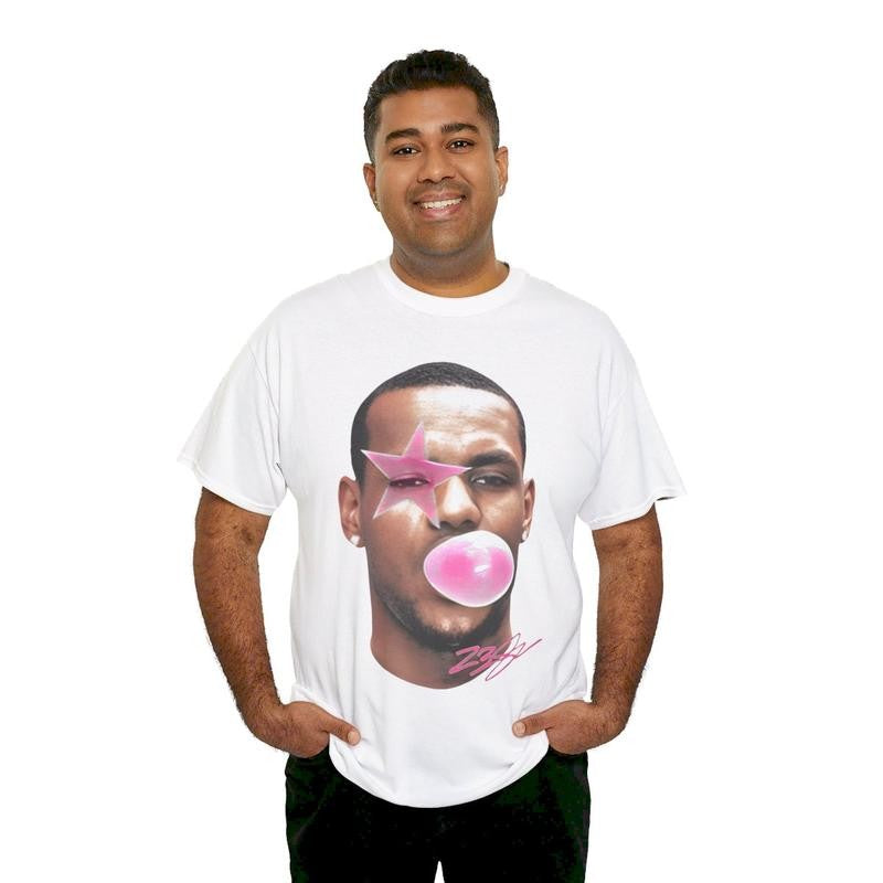 LeBubbleGum Vintage Goat Basketball Tee Casual Cotton Menswear Retro Shirt T-Shirt Top Graphic Underwear Tshirt Streetwear Shortsleeve