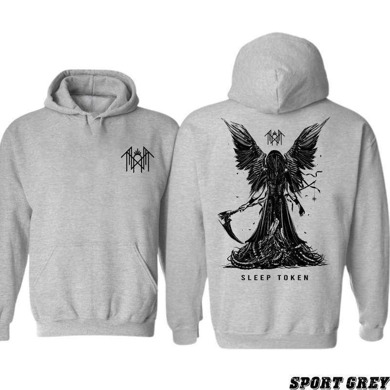 Sleep Token Band Hoodie/T-Shirts Unique Design with Double Side Hoodie/T-Shirts Vintage Style Unisex T-shirt/Hoodie, Vintage for Men and Women