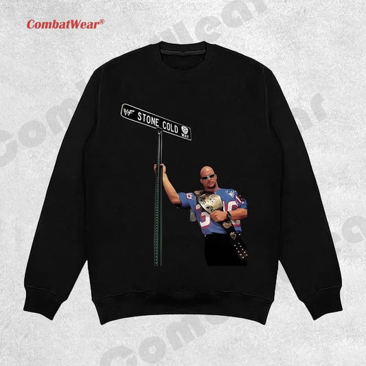 2025 STONE COLD TEE, Wrestling Tee, Wrestling Graphic Tee, Wrestler Shirt, Sports Shirt, Vintage Wresting Shirt, Wrestling Gift Hoodie Sweatshirts