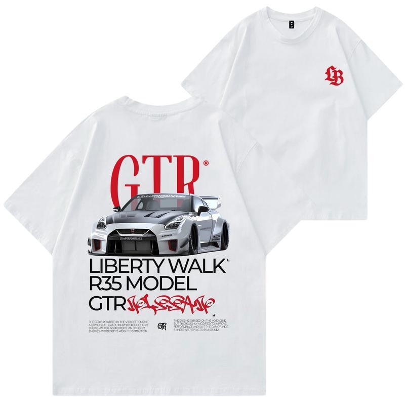 JDM GTR R35 Liberty Walk Hoodie, Sweater, T-shirt, Car Enthusiast Shirt, Car Clothing, Unisex