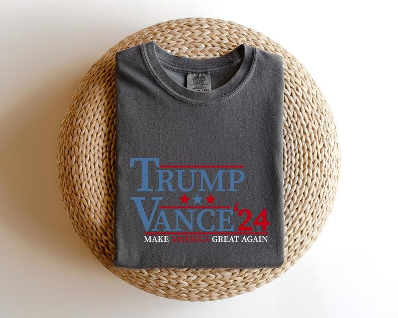 Trump Vance Shirt, President T-shirt, Matching Trump Supporter Tee, Unisex Political 2024 Shirt, Gift For Republican, Election 2024 Tee.