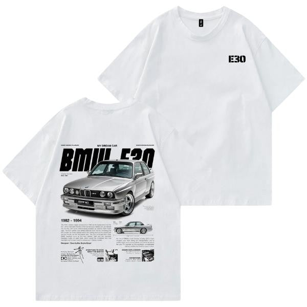 Bimmer E30 T-shirt, Hoodie, Sweater, Car Enthusiast Shirt, Car Clothing, Unisex, Vintage car shirt Classic Cotton