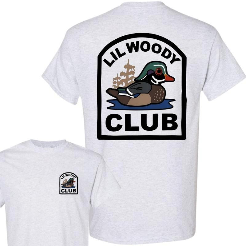 Lil Woody Club Unisex T-Shirt, Lil Gents Making Dents Cotton Tee, Funny Bird, Full Colors, For Men, For Women