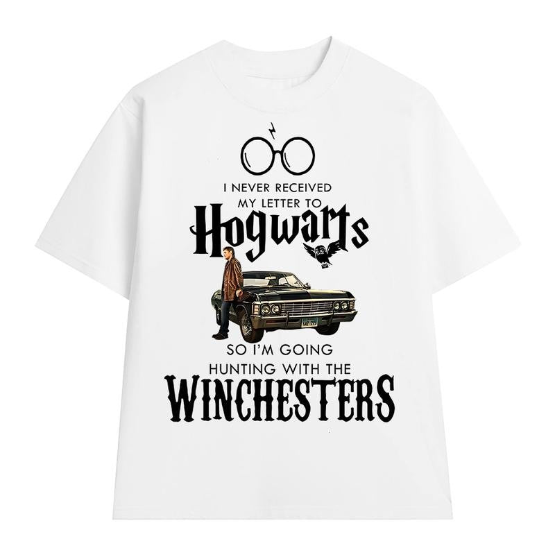 Hogwarts T-Shirt, Winchester Shirt, Supernatural Tee, Winchester Bros Shirt, Dean Winchester Tee, Sam And Dean Shirt, Unisex Adult Tshirt
