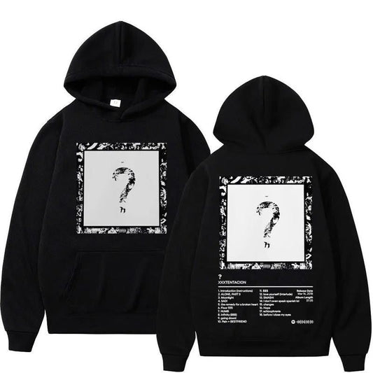 Xxxtentacion Unisex Blend Hoodie, High Quality Cotton And Polyester Frabic Crewneck Menswear