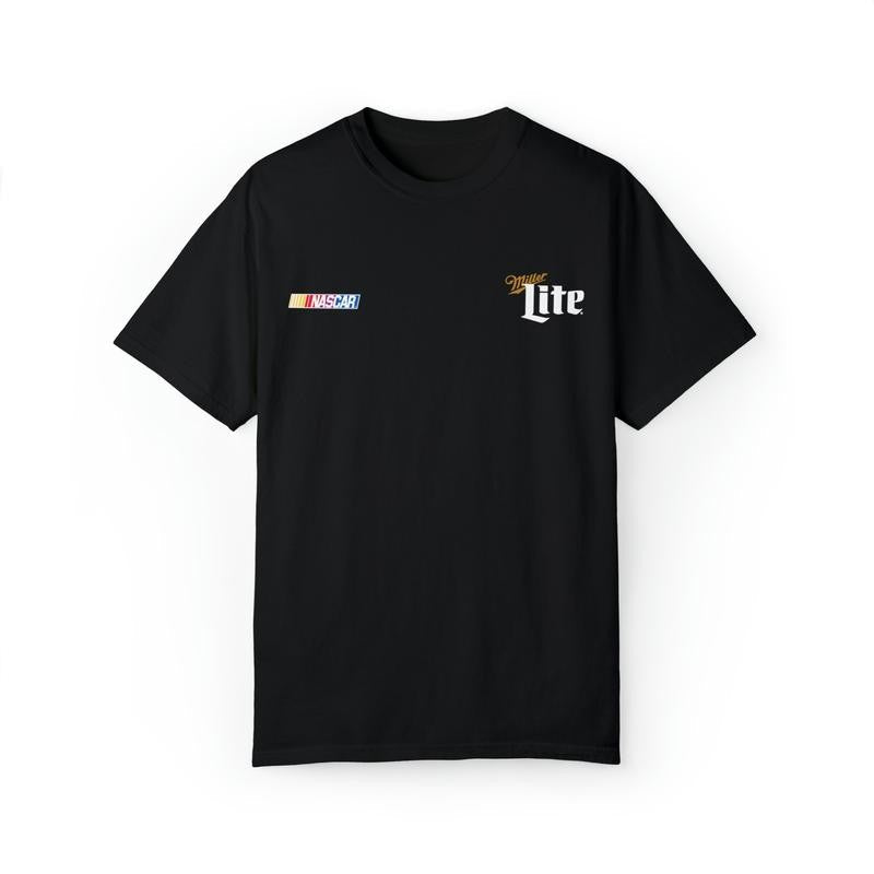 Nascar Miller Lite / Gildan T-shirt, Car Enthusiast Shirt, Car Clothing, Unisex, Vintage car shirt Cotton Fit