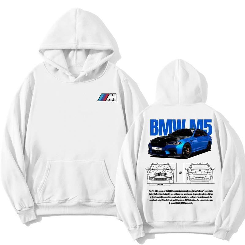 BMW M5 Unisex Tshirt, BMW Seri Hoodie, M5 Blue Series Tee, Car Enthusiast Shirt, Car Clothing