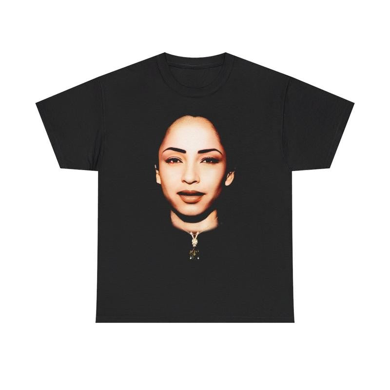 Sade Inspired 90s Vintage Style Graphic T-Shirt HipHop RNB Rap Streetwear Cotton Tee Casual Classic Menswear Retro Top