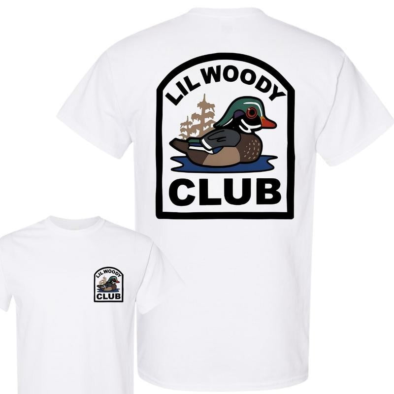 Lil Woody Club Unisex T-Shirt, Lil Gents Making Dents Cotton Tee, Funny Bird, Full Colors, For Men, For Women