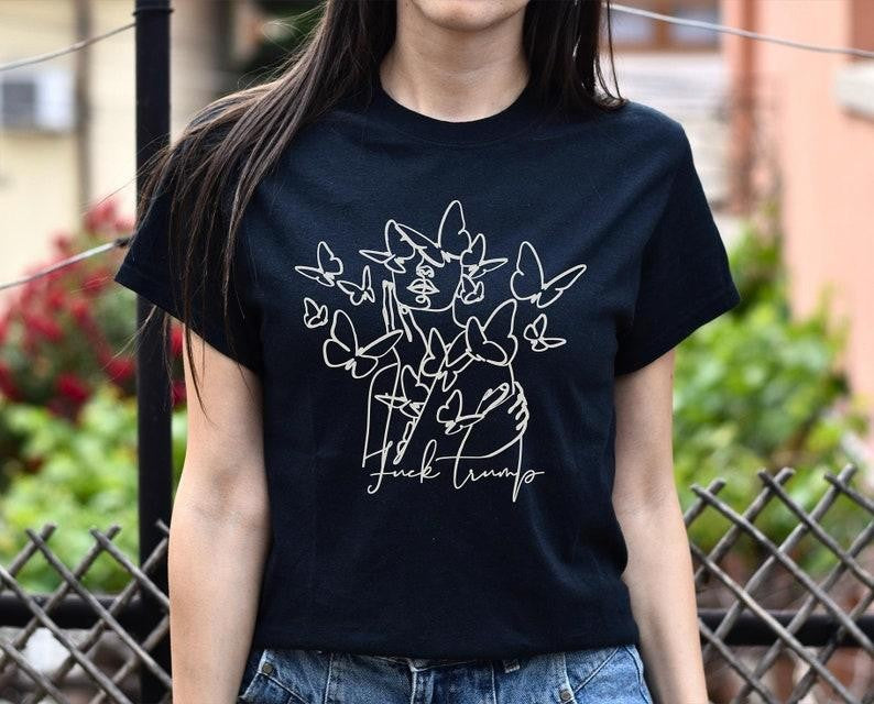Subtle Fvck Trump - Unisex Crew Neck T-Shirt | Political Tee | Feminist Shirt | Gifts for Her | Anti Trump Shirt