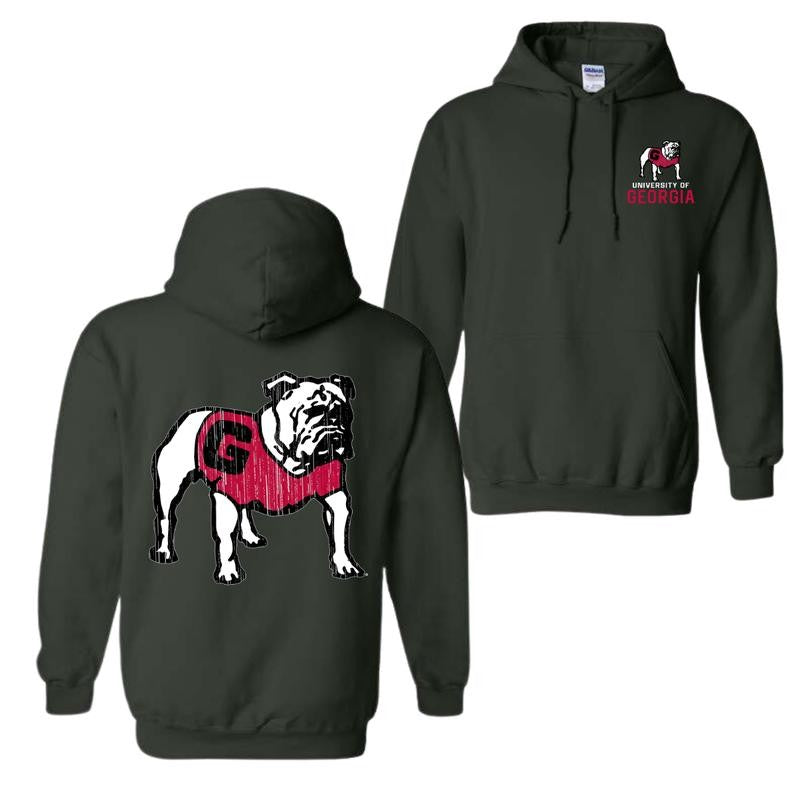 Georgia Bulldogs Vintage Logo Hoodie, Hoodies For Man And Women