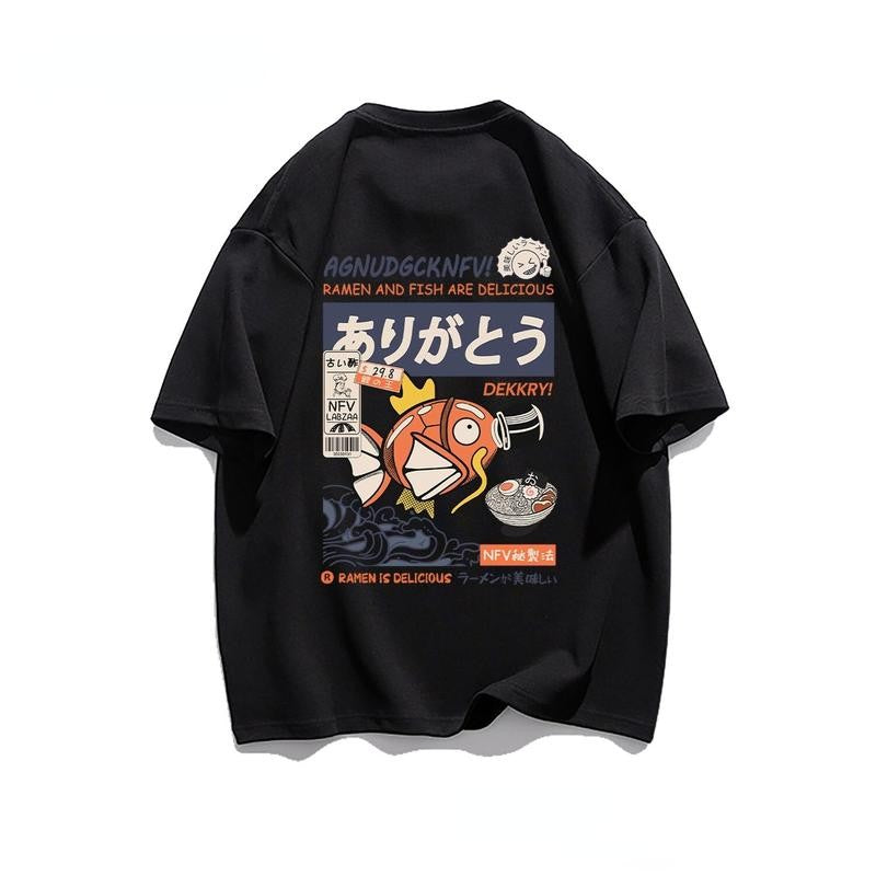 Magikarp - Pokemon Anime Oversized T-shirt 4 Anime Sweatshirt, Manga Lover Tee, Anime Hoodie, Gift for Anime Manga Fan Crewneck Clothing anime lover