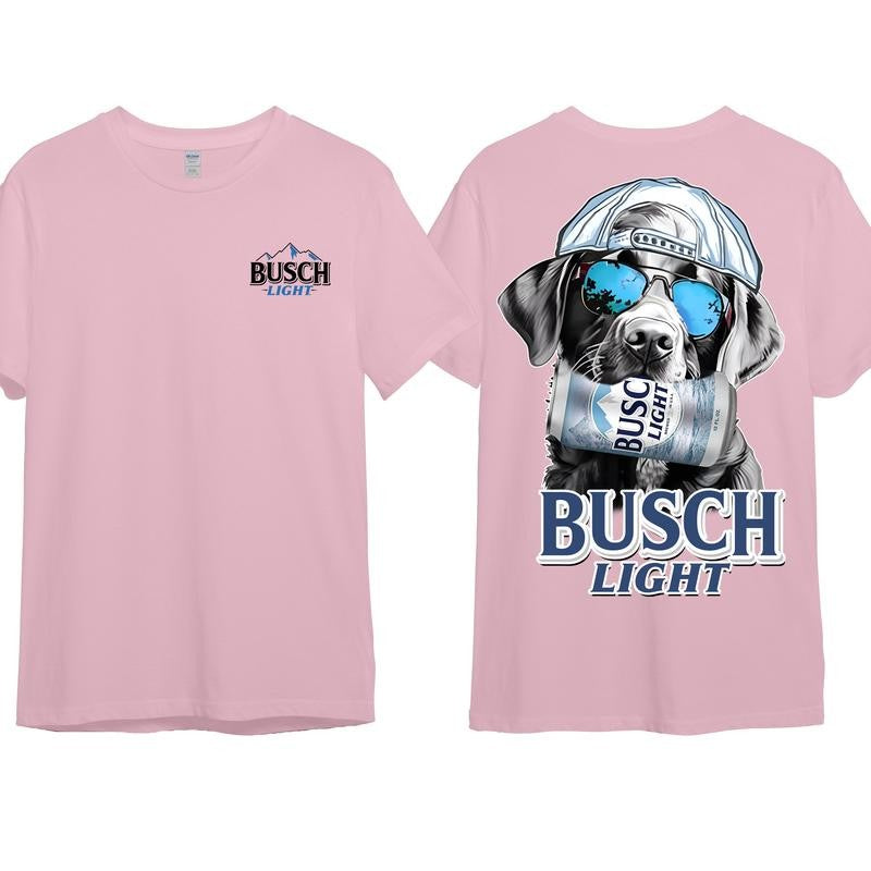 Busch Light Huting Dog 2 Sided Unisex Hoodie, Soft Cotton Crewneck Pull Over Hoodie Sweatshirt T-Shirt for Men and Women, Gift for Him or Her