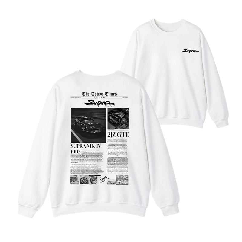 Classic Toyotaa Supra T-shirt, Hoodie, Sweater, Car Enthusiast Shirt, Car Clothing, 90's Car, Unisex, Vintage car shirt