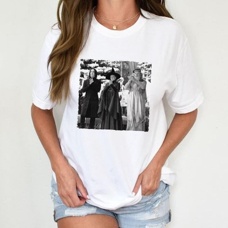 HP Professors In Paradise, Rest In Peace McGonagall Professor, Albus Dumbledore Professor, Severus Snape Professor Unisex Shirt Cotton Relaxed Fit, Dame Maggie Smith T-Shirt, Harry Sweatshirt Hoodie