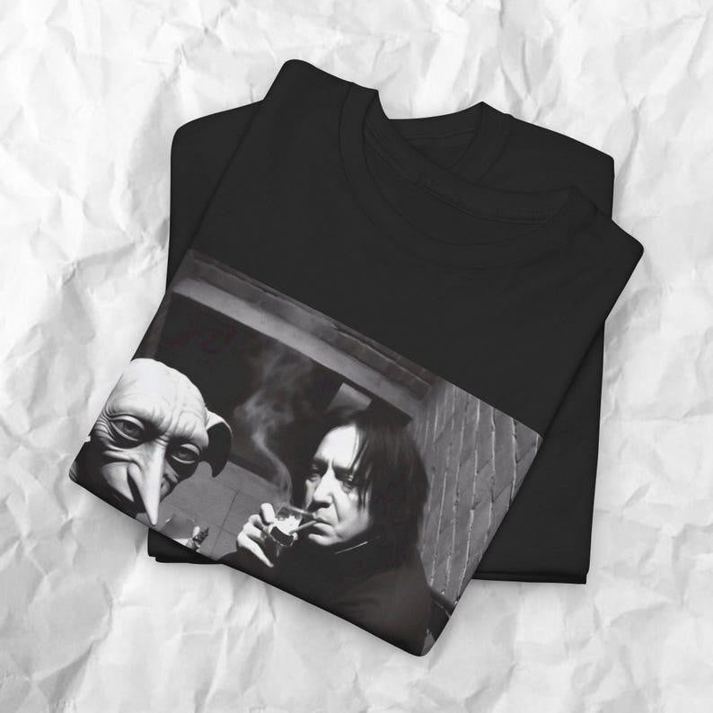 Dobby Meme Tee Shirt, Funny Unisex Gift Top for Fans, Hogwarts Apparel, Novelty Shirt Cotton Graphic Tee