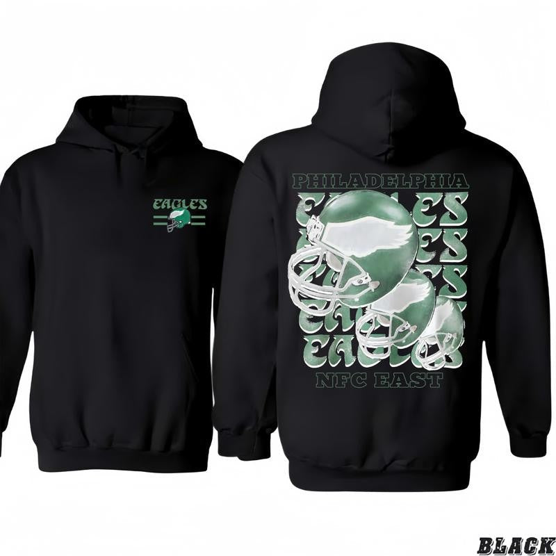 Hoodie Vintage Philadephias Football Hoodie Eagles T-Shirt/Hoodie Vintage for Men and Women, Unisex Workwear Tee - Casual, Menswear