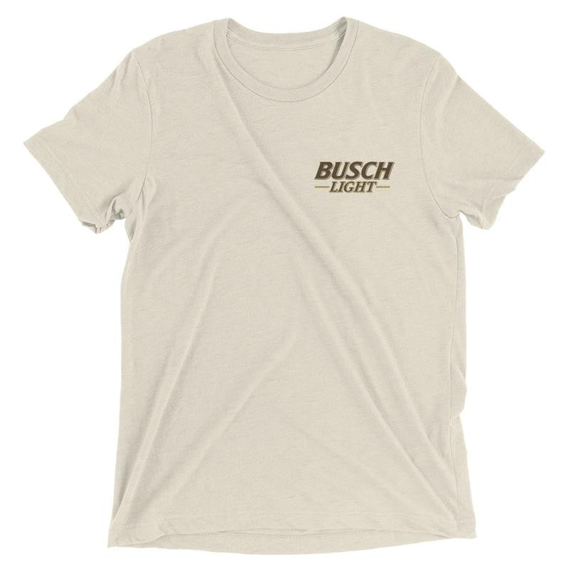 BUSCH LIGHT, BUSCH LIGHT FISHING WALLEYE T-SHIRT, For Men, For Women, Casual Graphic Round Neck T-shirt for Summer, Fashion Men's Top for Daily Wear