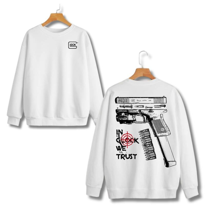 [BIG DEAL]Glok Cotton  2 Side-In Glok We Trust Hoodie & Sweatshirt, Unisex Hoodie & Sweatshirt, Sport Hoodie & Sweatshirt Casual Streetwear