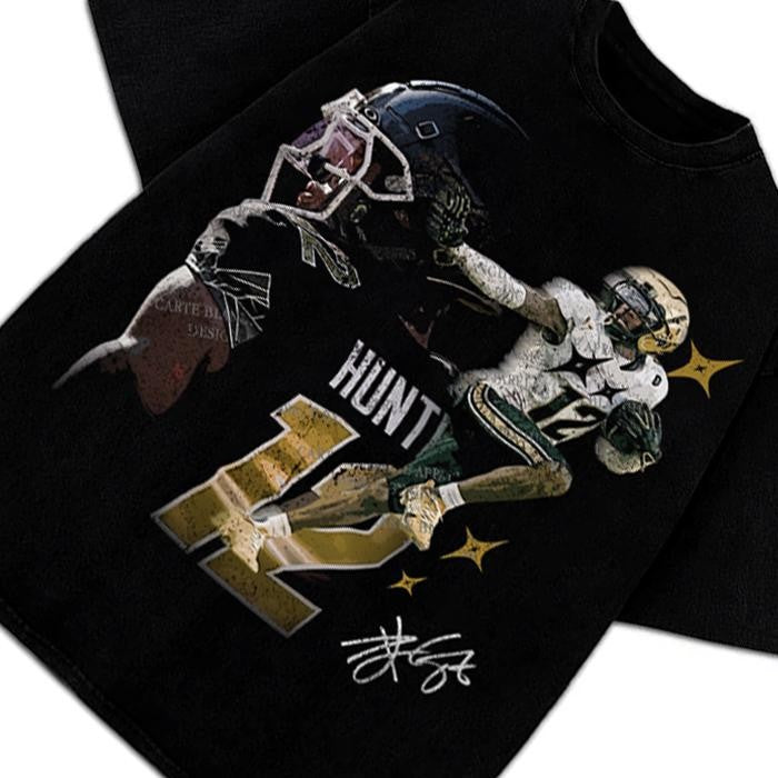Travis Hunter Graphic Tee Bih You Thought Custom Graphic Football T-Shirt