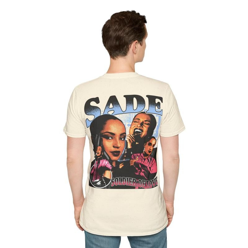 Sade Rare Homage Vintage Style Graphic Bootleg T-shirt