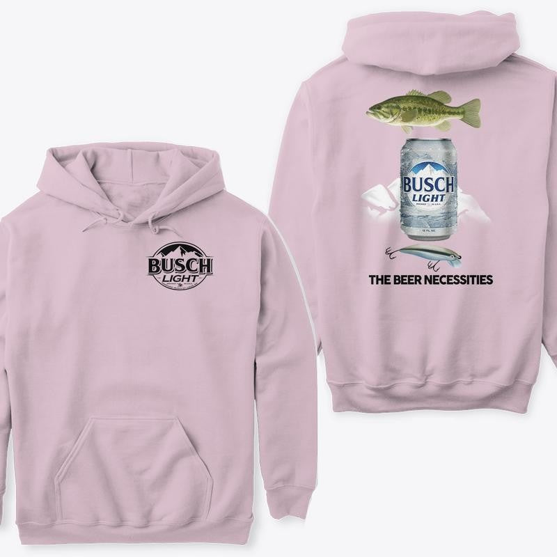 BUSCH LIGHT, BEER, Busch Light Fishing The Beer Necessities Hoodie, Busch Light Dog Lover Mallar Duck Hunting Hoodie, Busch Light Beer Hoodie, Busch Light Beer Hoodie, Casual Graphic Round Neck Hoodie for Summer, Fashion for Daily Wear