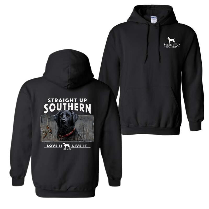 Straight Up Southern Hoodie, Live It Lab With Duck Call For Men For Women, Trendy Hoodie