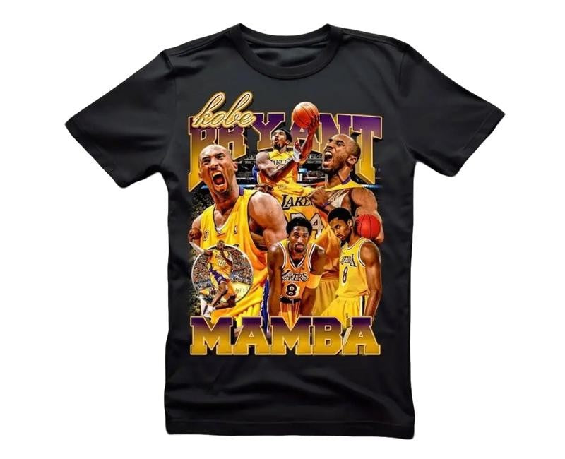 Kobe Bryant Graphic Bootleg T Shirt