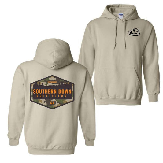 Southern Down Outfitters Camo Logo Hoodie, T-Shirt, Unisex Outfit For Men For Women