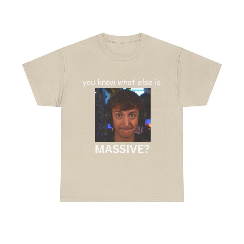 You Know What Else is Massive? - Low Taper Fade Meme T-Shirt - Ninja -  Funny Shirt, Meme Shirt, Trendy shirt, Fortnite Cotton Classic Menswear Tee