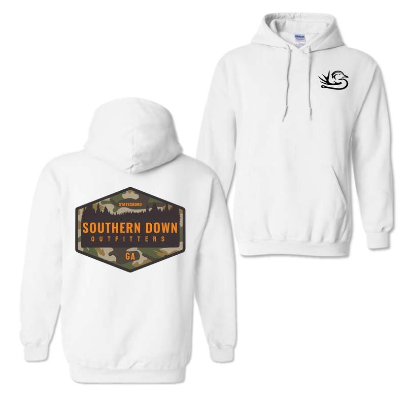 Southern Down Outfitters Camo Logo Hoodie, T-Shirt, Unisex Outfit For Men For Women