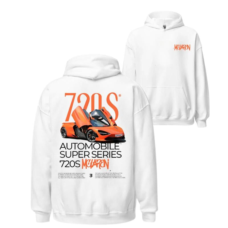 MCLarenn 720S T-shirt, Hoodie, Sweater, Car Enthusiast Shirt, Car Clothing, Unisex, Vintage car shirt Classic Cotton