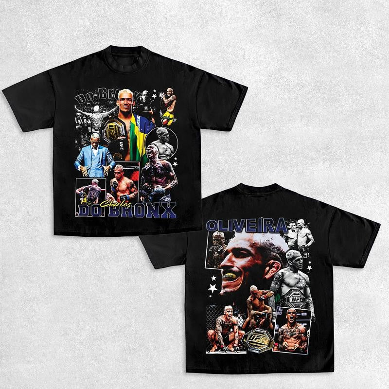 OLIVEIRA-DO BRONX TEE ,Boxing T-shirt, Fighter Tee, Boxer Shirt, Sports Shirt, Vintage Boxing Tee, Graphic Boxing Champ T-Shirt Hoodie Streetwear