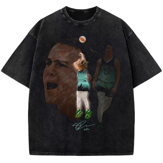 Sabrina Ionescu New York T-Shirt Women Basketball Fan Art Graphic Tee Game Winner