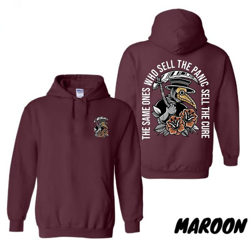 The Same Ones Who Sell The Panic Sell The Hoodie/T-Shirts Unique Design with Double Side Hoodie/T-Shirts Vintage Style Unisex T-shirt/Hoodie, Vintage for Men and Women