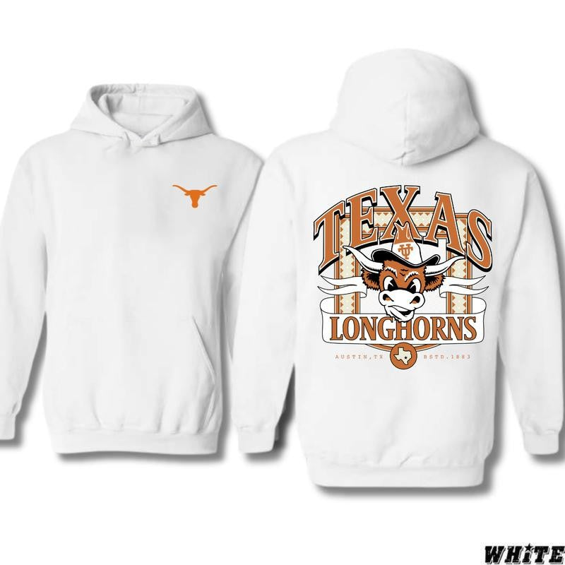 Vintage Texas Longhorns NCAA Final Four Unisex T-shirt/Hoodie, Vintage for Men and Women, Unisex Vintage Crewneck