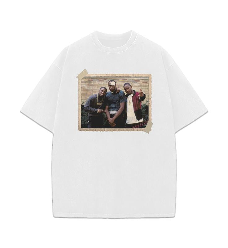 PAID IN FULL Mitch Ace & Rico Vintage Photo Classic Hood Hip Hop Movie T-Shirt Crewneck Cotton Streetwear