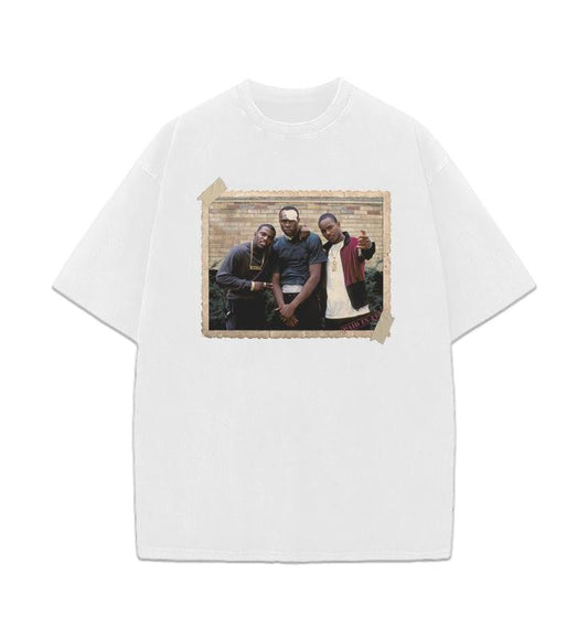 PAID IN FULL Mitch Ace & Rico Vintage Photo Classic Hood Hip Hop Movie T-Shirt Crewneck Cotton Streetwear