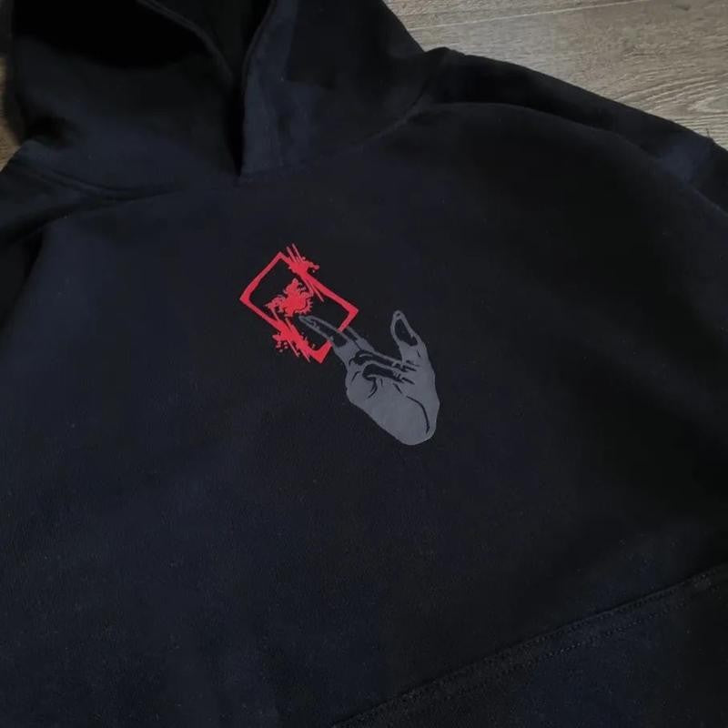 Arcane Pitfighter Hoodie/T-Shirt Anime Hoodie/T-Shirt MenSwear Cotton Men's Sleeve Top Crewneck Hoodie/T-Shirt Warriors