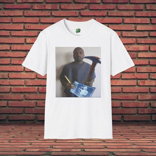 Funny Kanye West x Fornite Meme Graphic Funny T Shirt Gift Men Women Unisex Cotton Classic Fabric