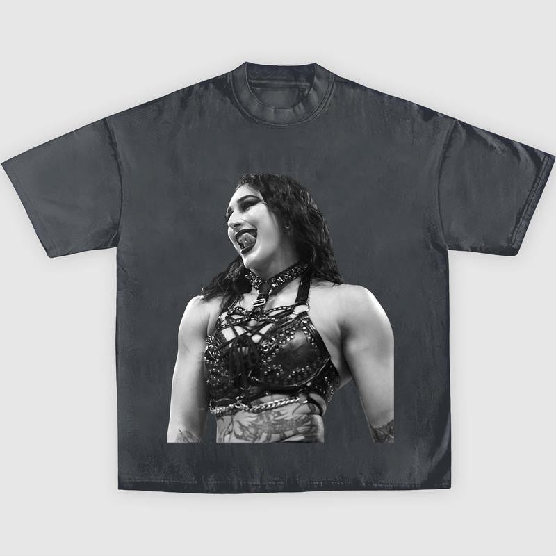 RHEA RIPLEY V4 TEE Wrestling Tee, Wrestling Graphic Tee, WWE Shirt, Sports T-shirt, Wrestling Gift, Gift for Him Gift For Her Hoodie Sweatshirt
