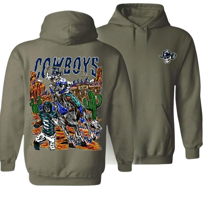 Dallas Football Limited Edition Graphic Cow boys T-shirt/Hoodie, Vintage for Men and Women, Unisex Vintage Crewneck